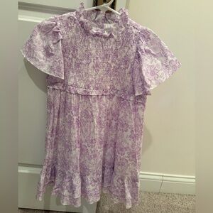 Janie and Jack Lavender Floral Dress